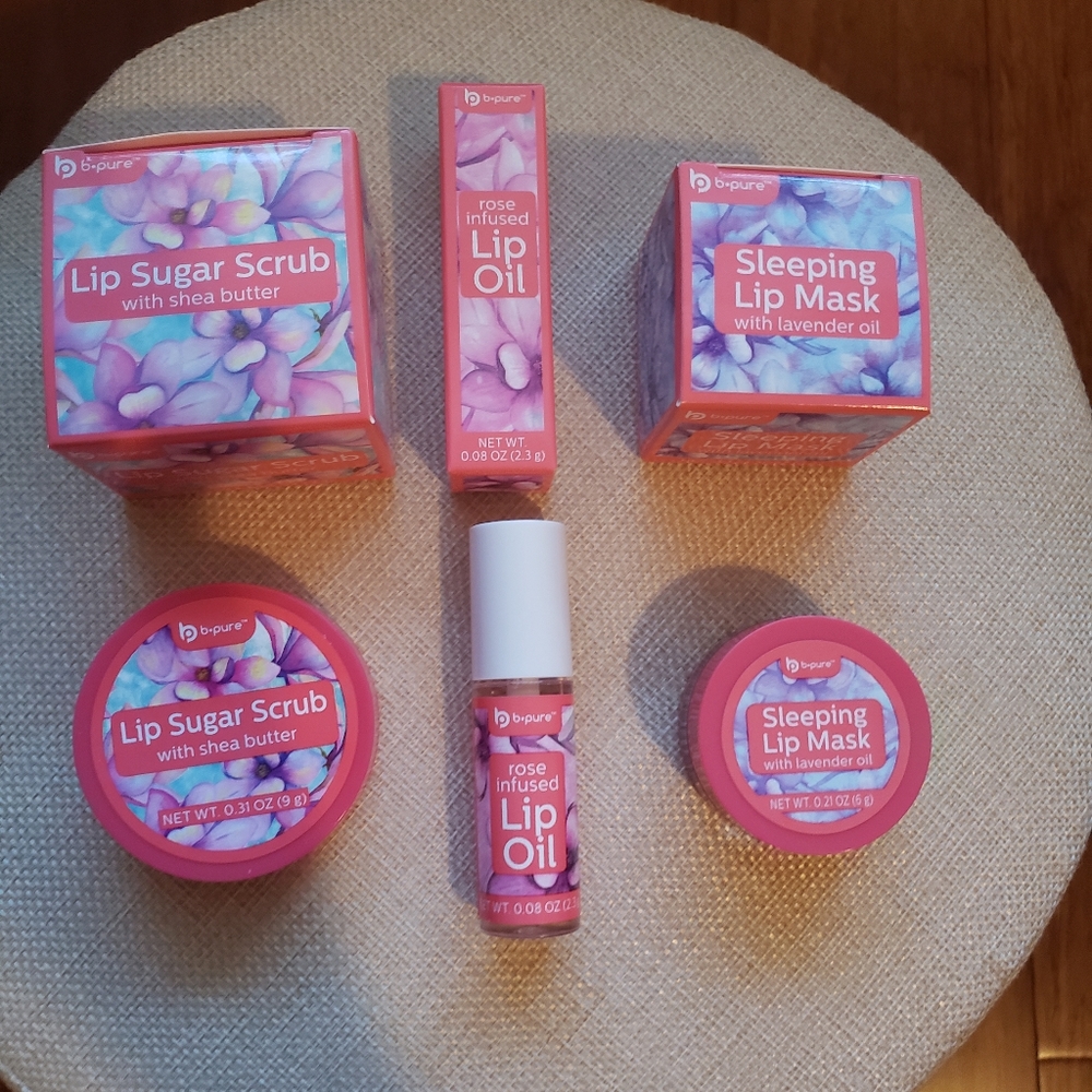 New Set of 3 Lip Care Bundle Lot